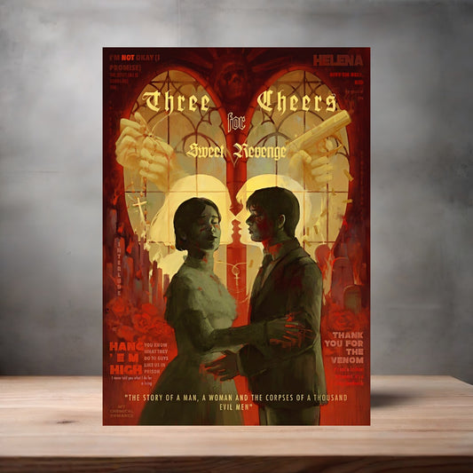 My Chemical Romance poster on aluminum print. Multiple sizes available. C