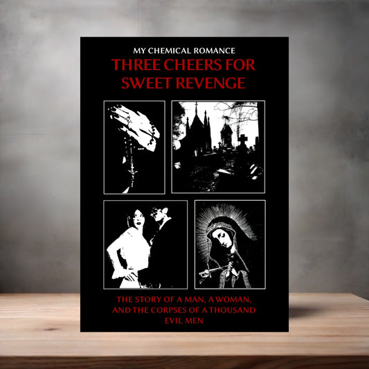 My Chemical Romance poster on aluminum print. Multiple sizes available. B