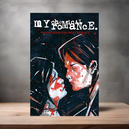 My Chemical Romance poster on aluminum print. Multiple sizes available. D