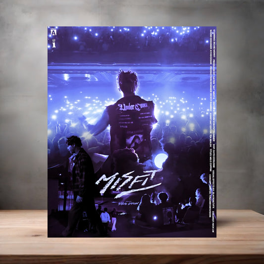 Juice Wrld poster on aluminum print. Multiple sizes available. 2