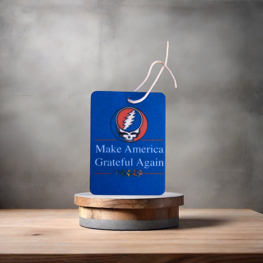 Grateful Dead Make America Grateful Again car air freshener. Many scents to choose from.
