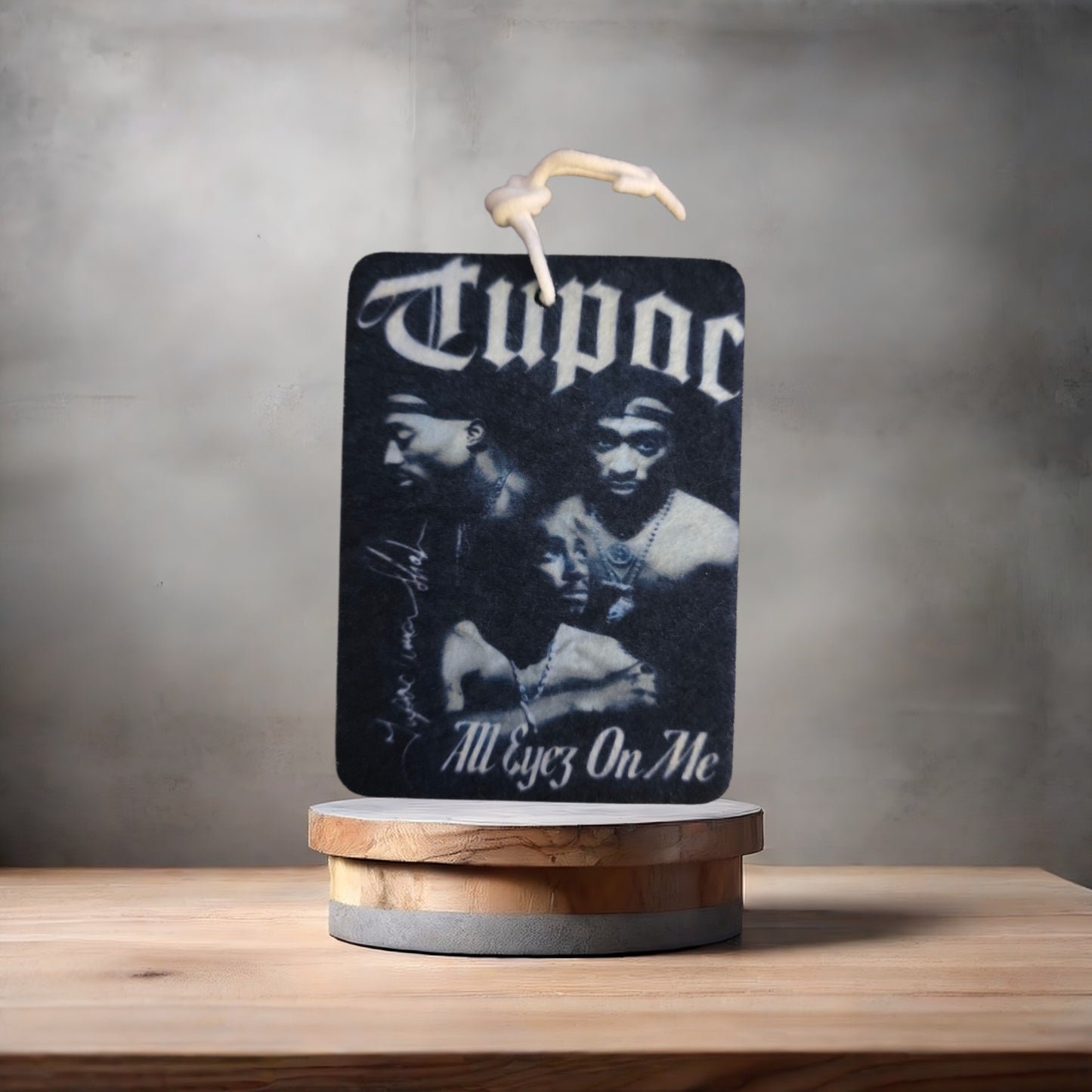 Tupac All Eyez On Me car air freshener. Many scents to choose from.