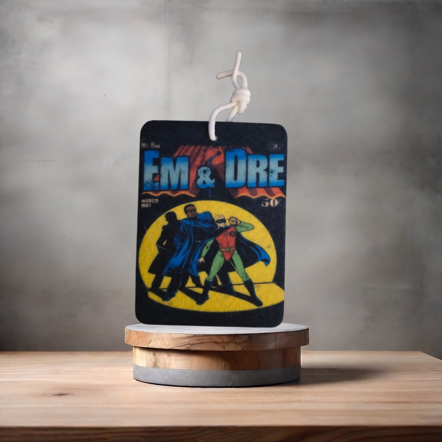 Eminem Em and Dre car air freshener. Many scents to choose from.