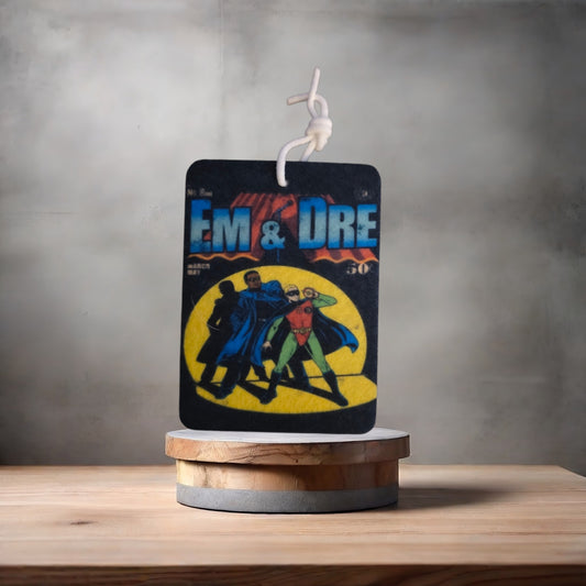 Eminem Em and Dre car air freshener. Many scents to choose from.