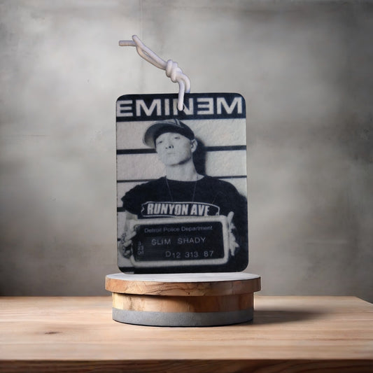 Eminem Slim Shady car air freshener. Many scents to choose from.
