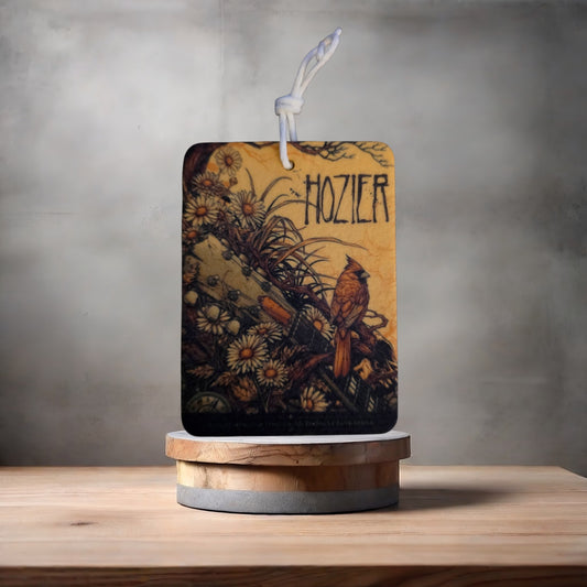Hozier car air freshener. Many scents to choose from.