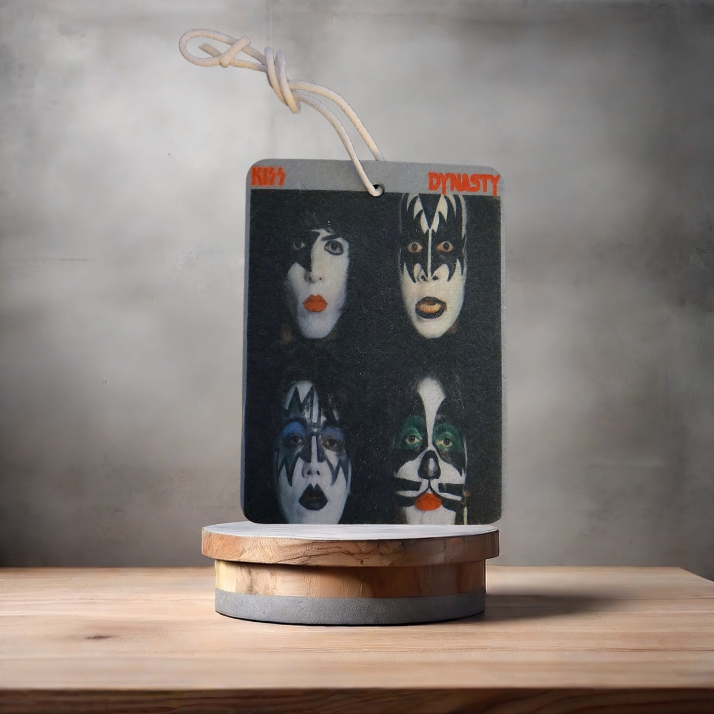 Kiss Dynasty car air freshener. Many scents to choose from.