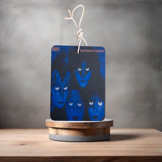 Kiss creatures of the night car air freshener. Many scents to choose from.