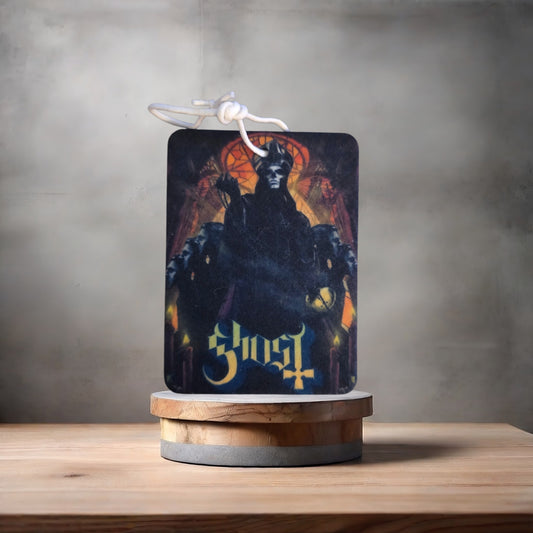 Ghost band car air freshener. Many scents to choose from.