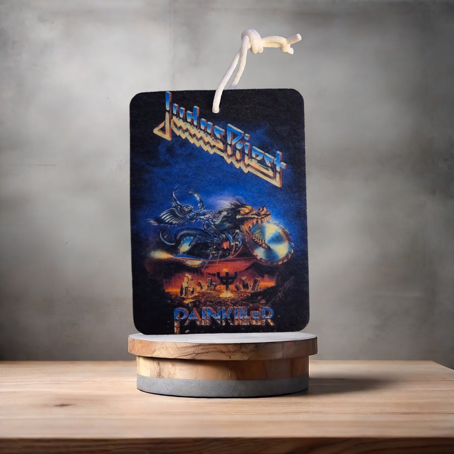 Judas Priest Painkiller car air freshener. Many scents to choose from.