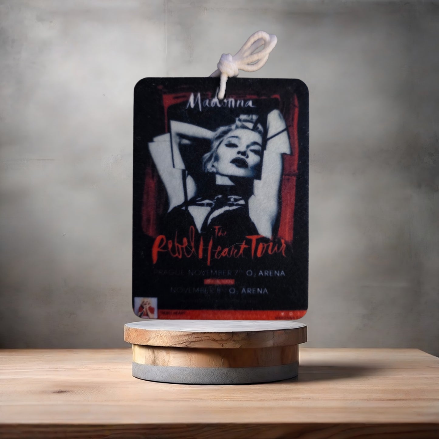 Madonna Rebel Heart Tour car air freshener. Many scents to choose from.