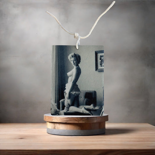 Nude Marilyn Monroe car air freshener. Many scents to choose from. V2