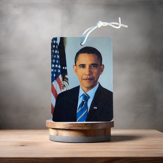 Barack Obama car air freshener. Many scents to choose from.