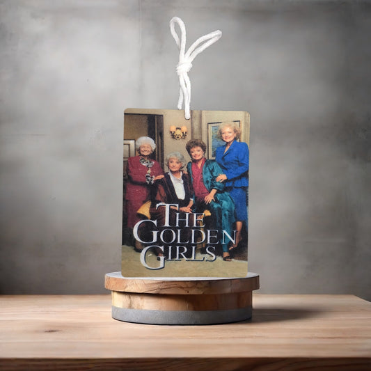 The Golden Girls car air freshener. Many scents to choose from.