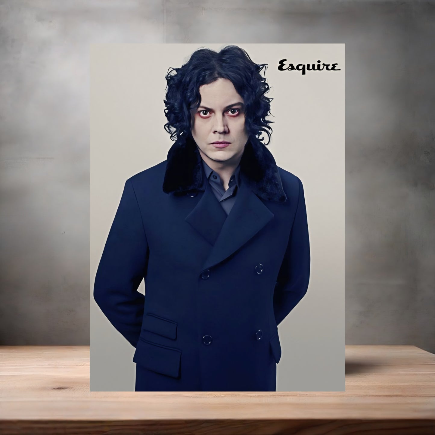 The White Stripes Jack White Esquire poster on aluminum print. Multiple sizes available.