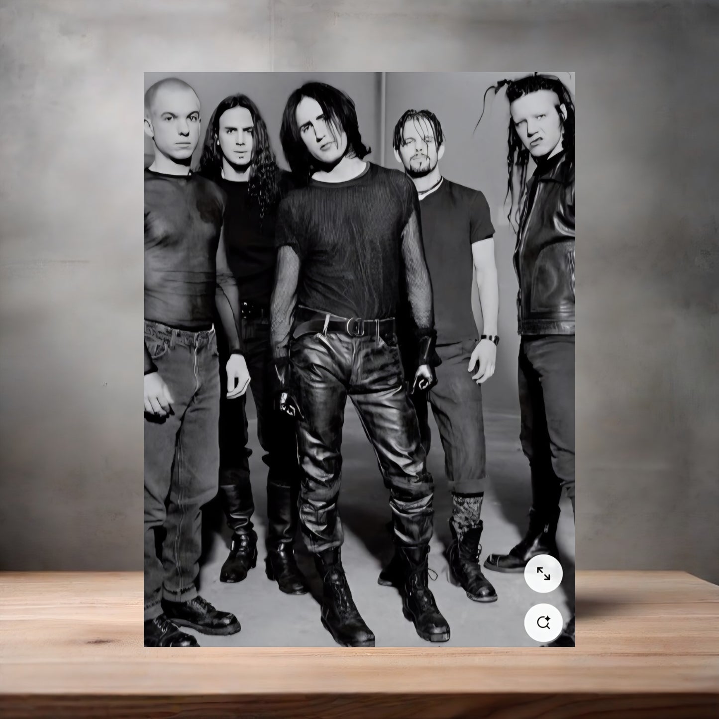 Nine Inch Nails poster on aluminum print. Multiple sizes available. V4