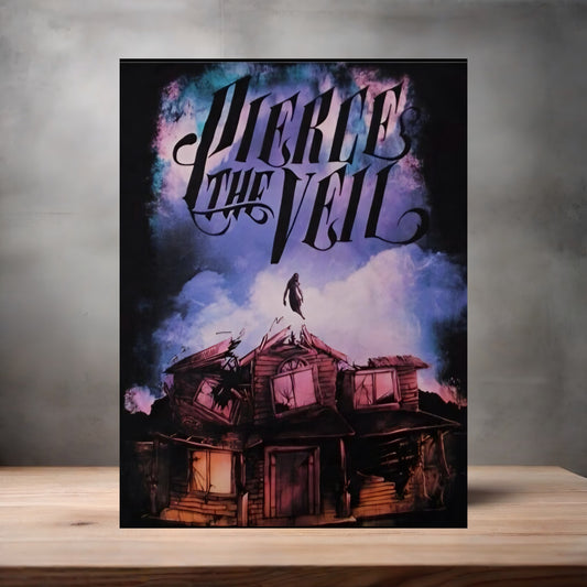Pierce the Veil poster on aluminum print. Multiple sizes available. J