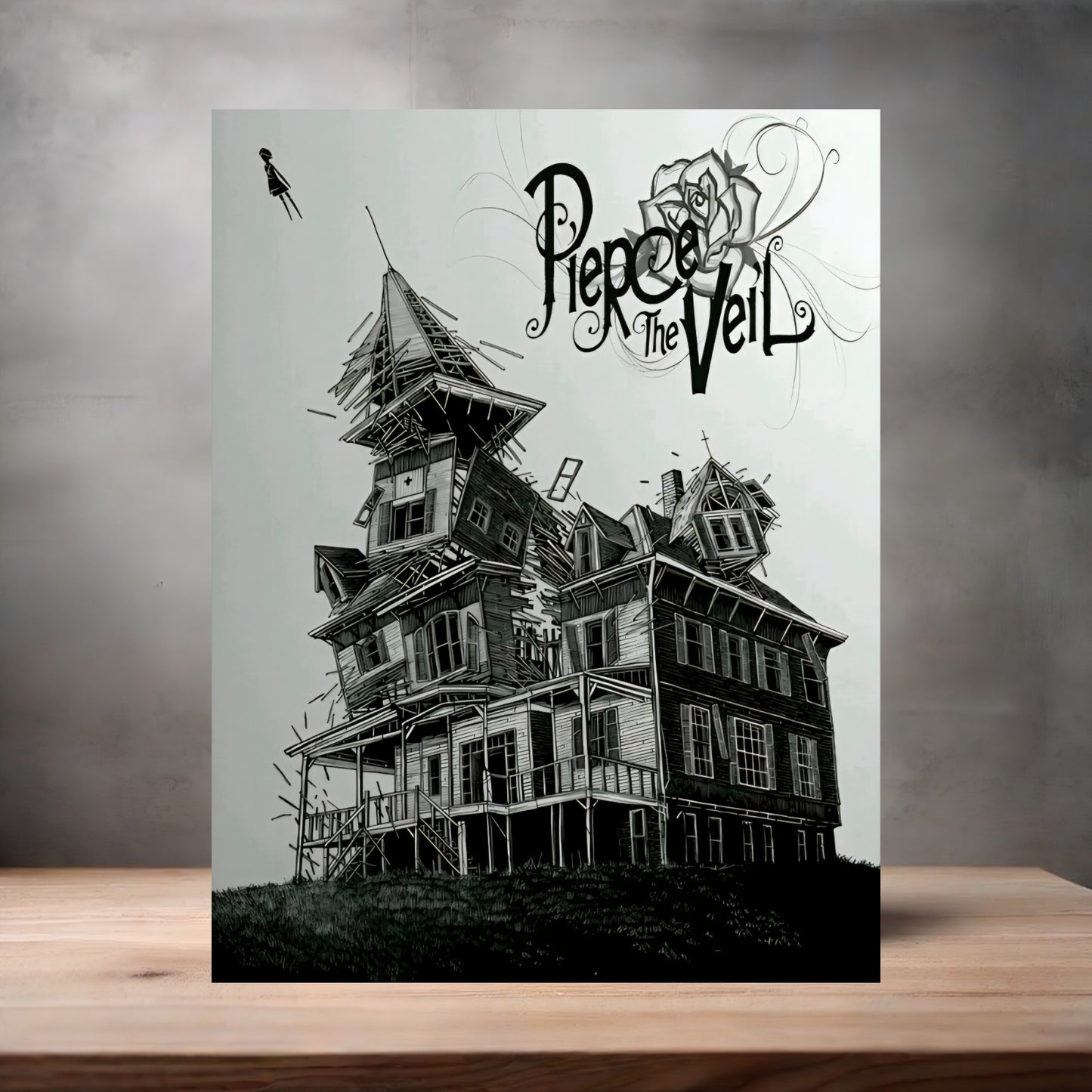Pierce the Veil poster on aluminum print. Multiple sizes available. L