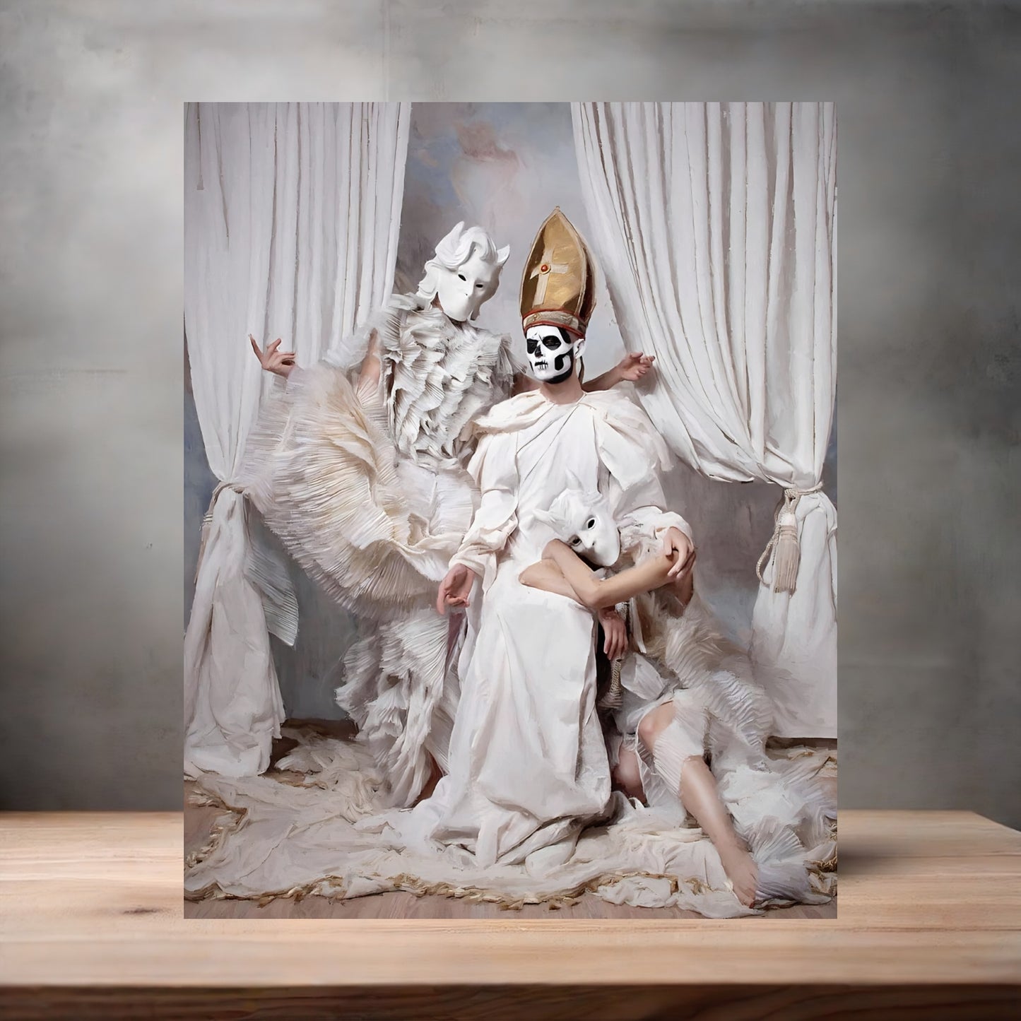 Ghost band poster on aluminum print. Multiple sizes available. H