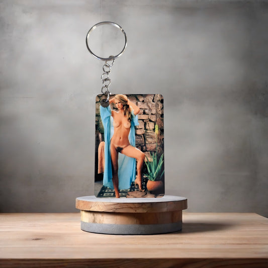 Nude Mature adult keychain. Susan Smith