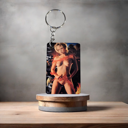 Nude Mature adult keychain. Lani Todd