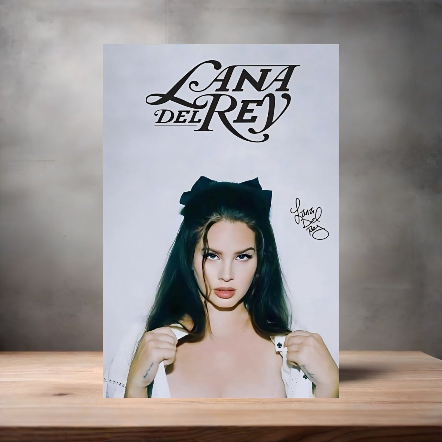 Lana Del Rey poster on aluminum print. Multiple sizes available. F
