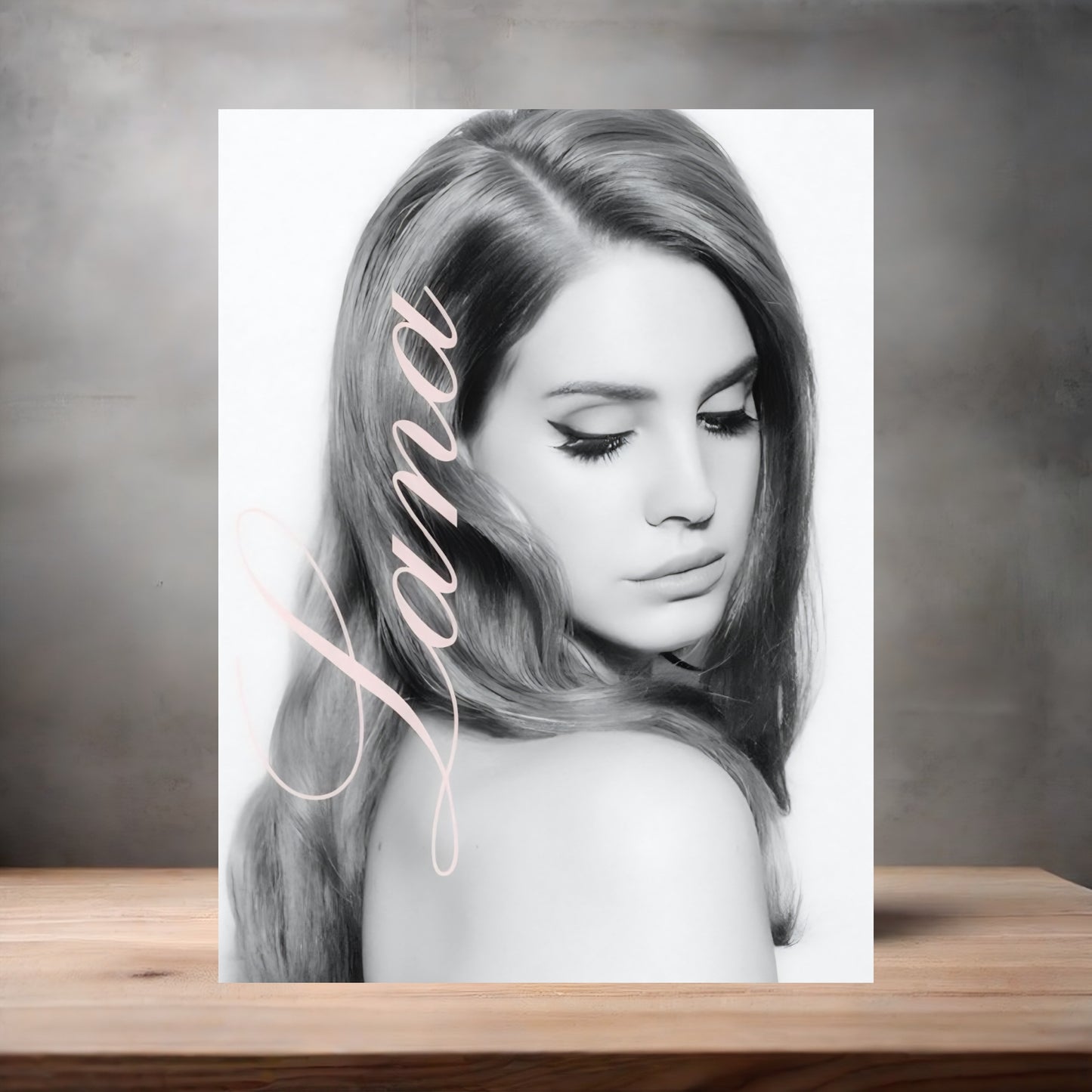 Lana Del Rey poster on aluminum print. Multiple sizes available. D