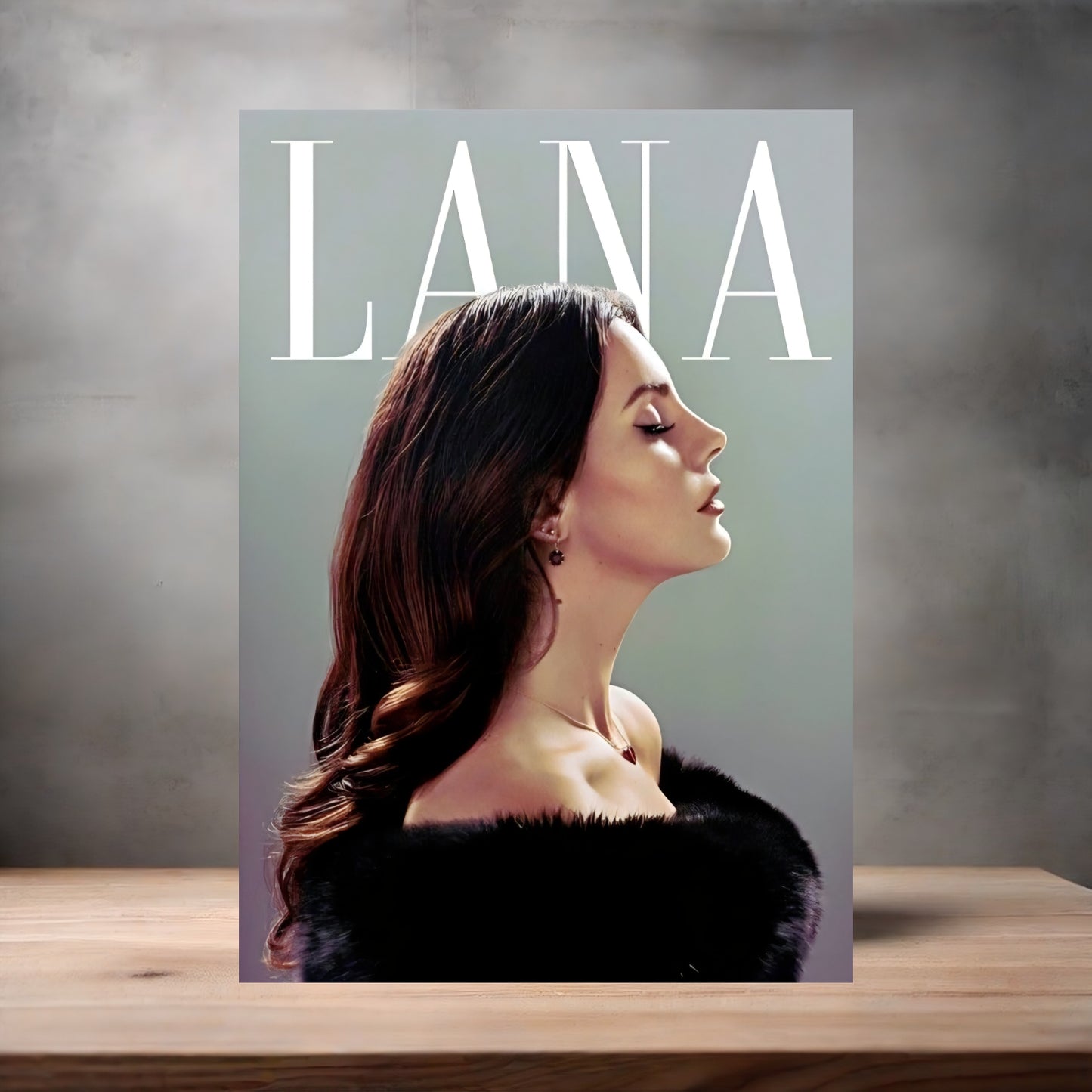 Lana Del Rey poster on aluminum print. Multiple sizes available. A