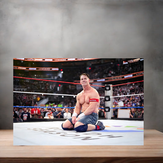 John Cena poster on aluminum print. Multiple sizes available. WWE V4