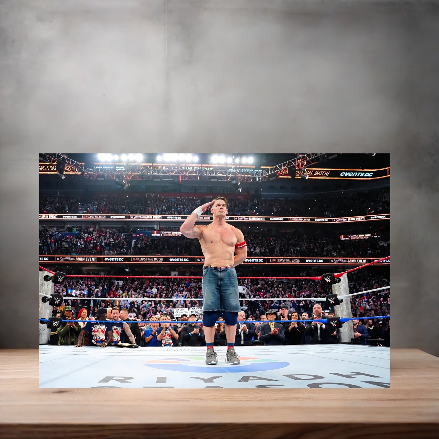 John Cena poster on aluminum print. Multiple sizes available. WWE V3