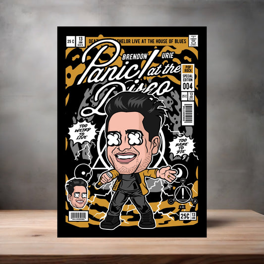 Funko Pop aluminum poster. Multiple sizes available. Panic at the Disco