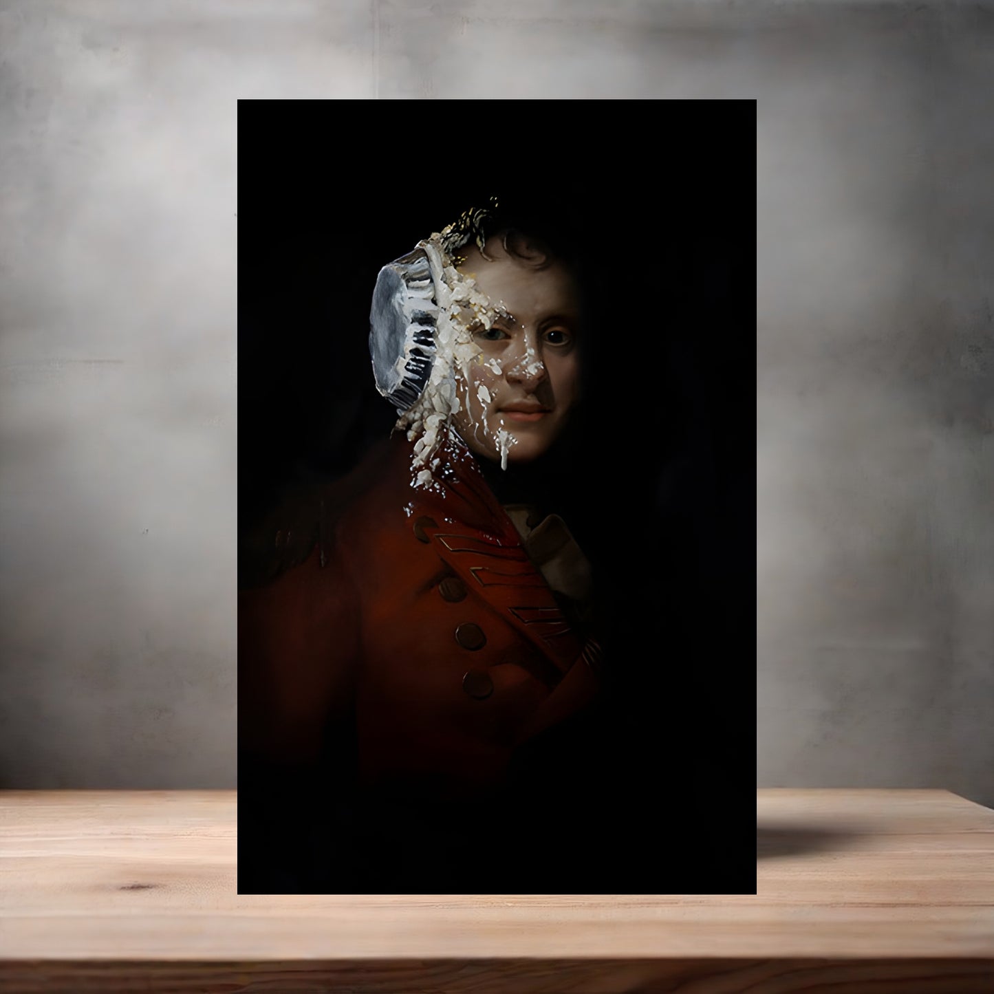 Banksy Graffiti Pop Art metal poster. Multiple sizes available. Pie Face