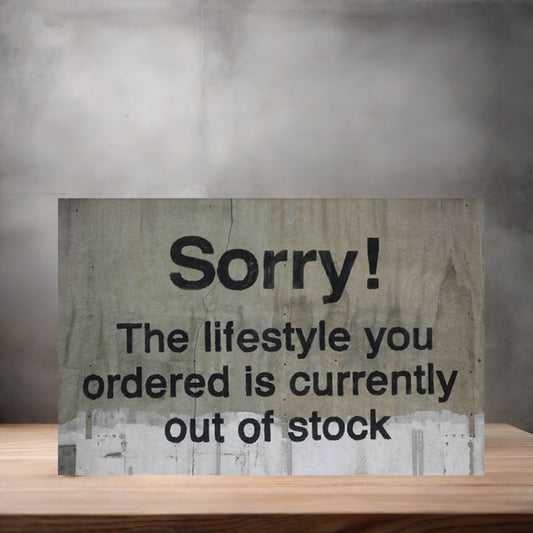 Banksy Graffiti Pop Art metal poster. Multiple sizes available. Sorry, the Lifestyle you ordered