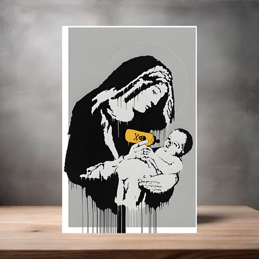 Banksy Graffiti Pop Art metal poster. Multiple sizes available. Toxic Mary