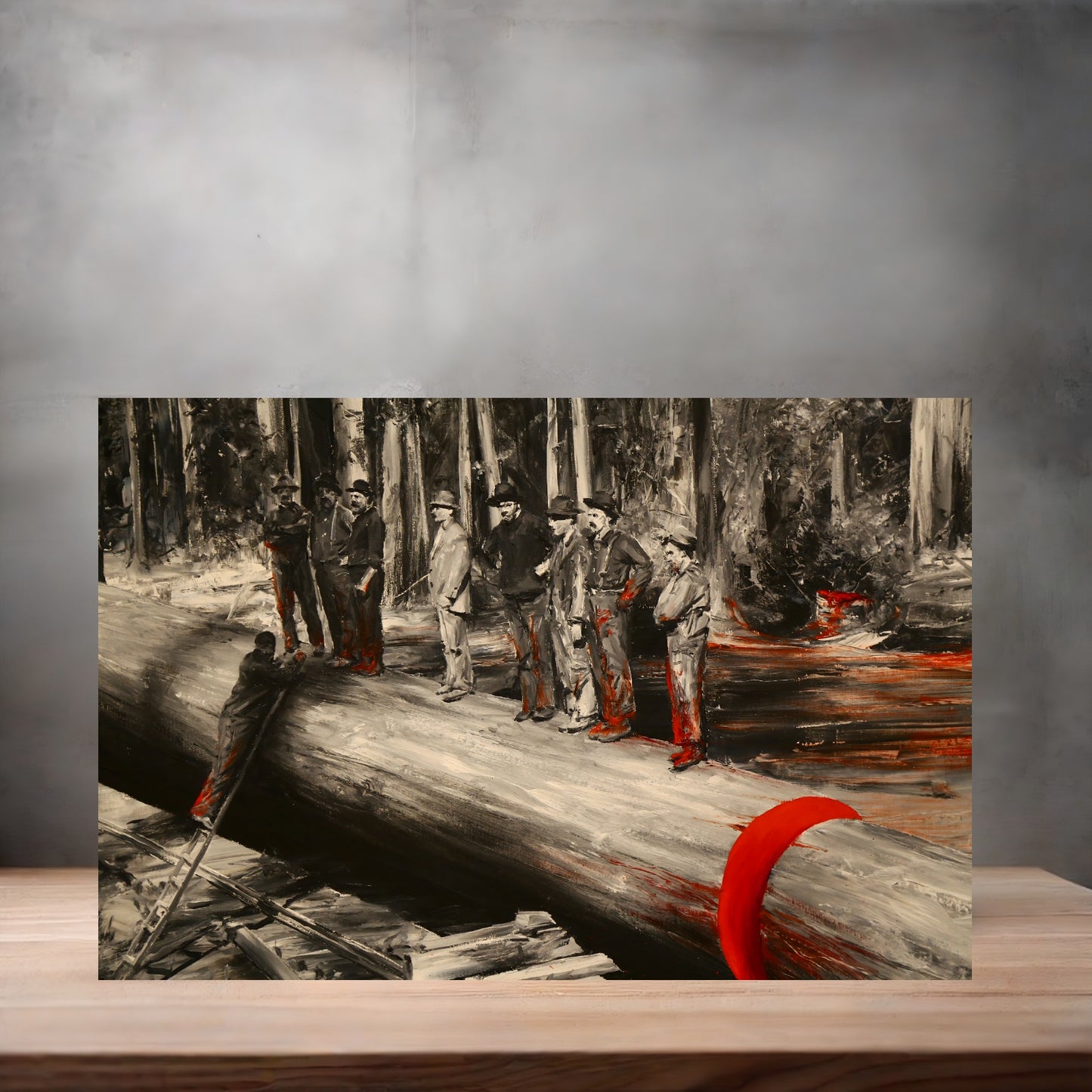 Banksy Graffiti Pop Art metal poster. Multiple sizes available. Rojo