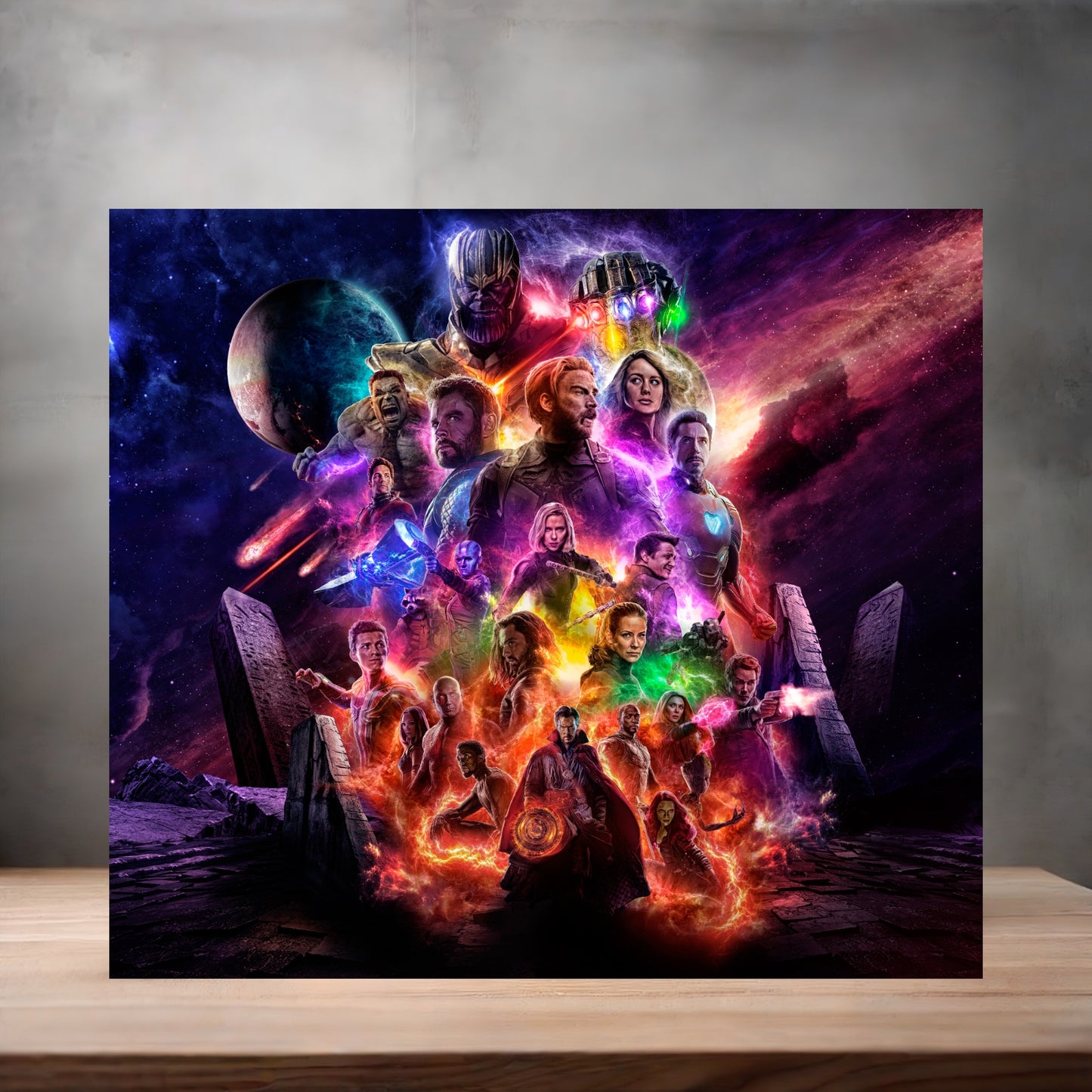 Marvel The Avengers 8" x 10" metal poster. Superheroes v1