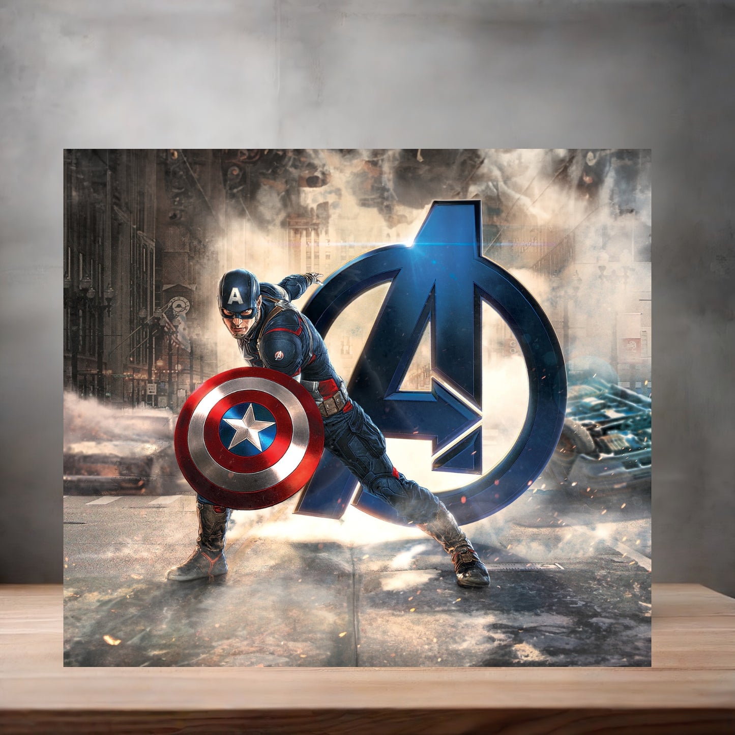 Marvel The Avengers 8" x 10" metal poster. Superheroes v9