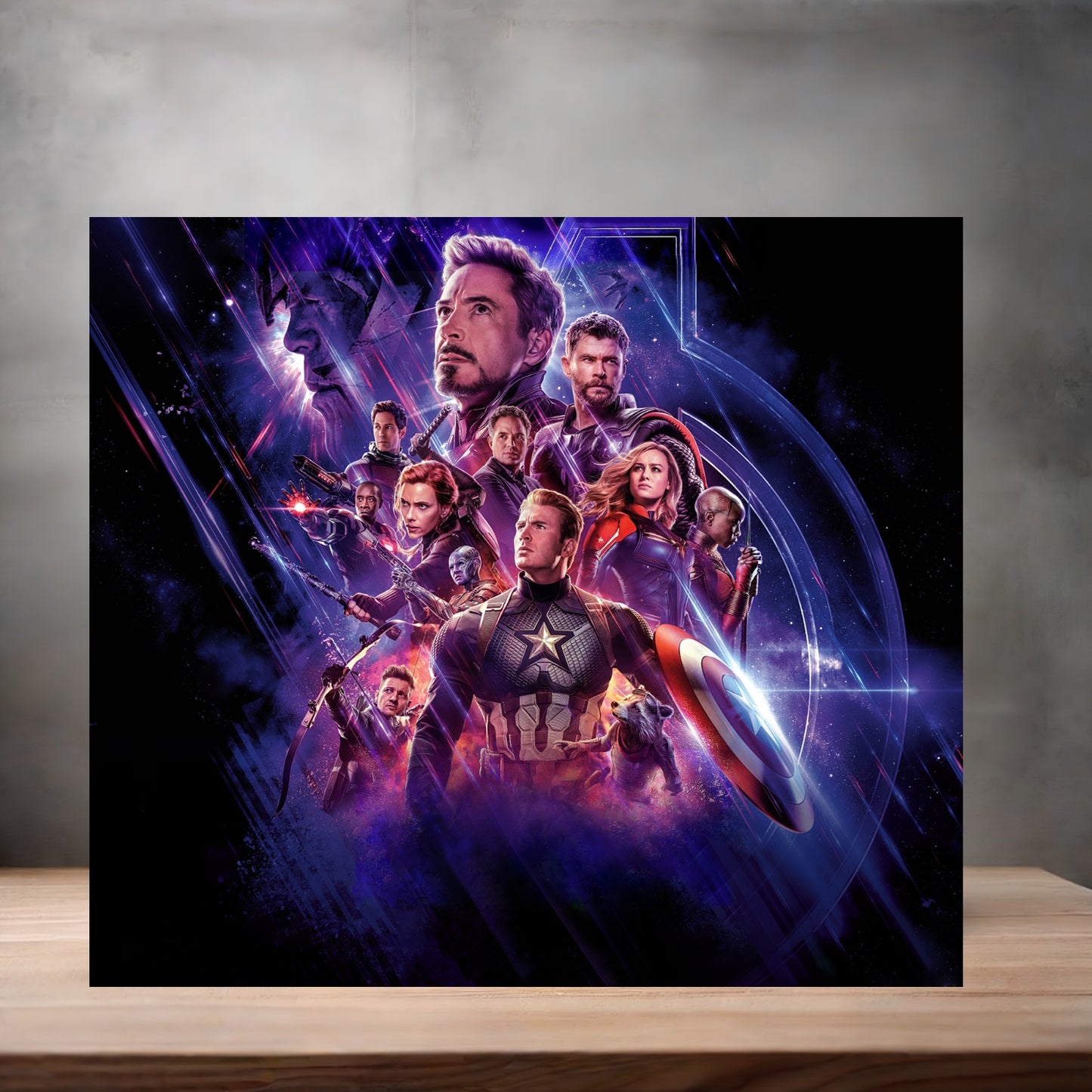 Marvel The Avengers 8" x 10" metal poster. Superheroes v2