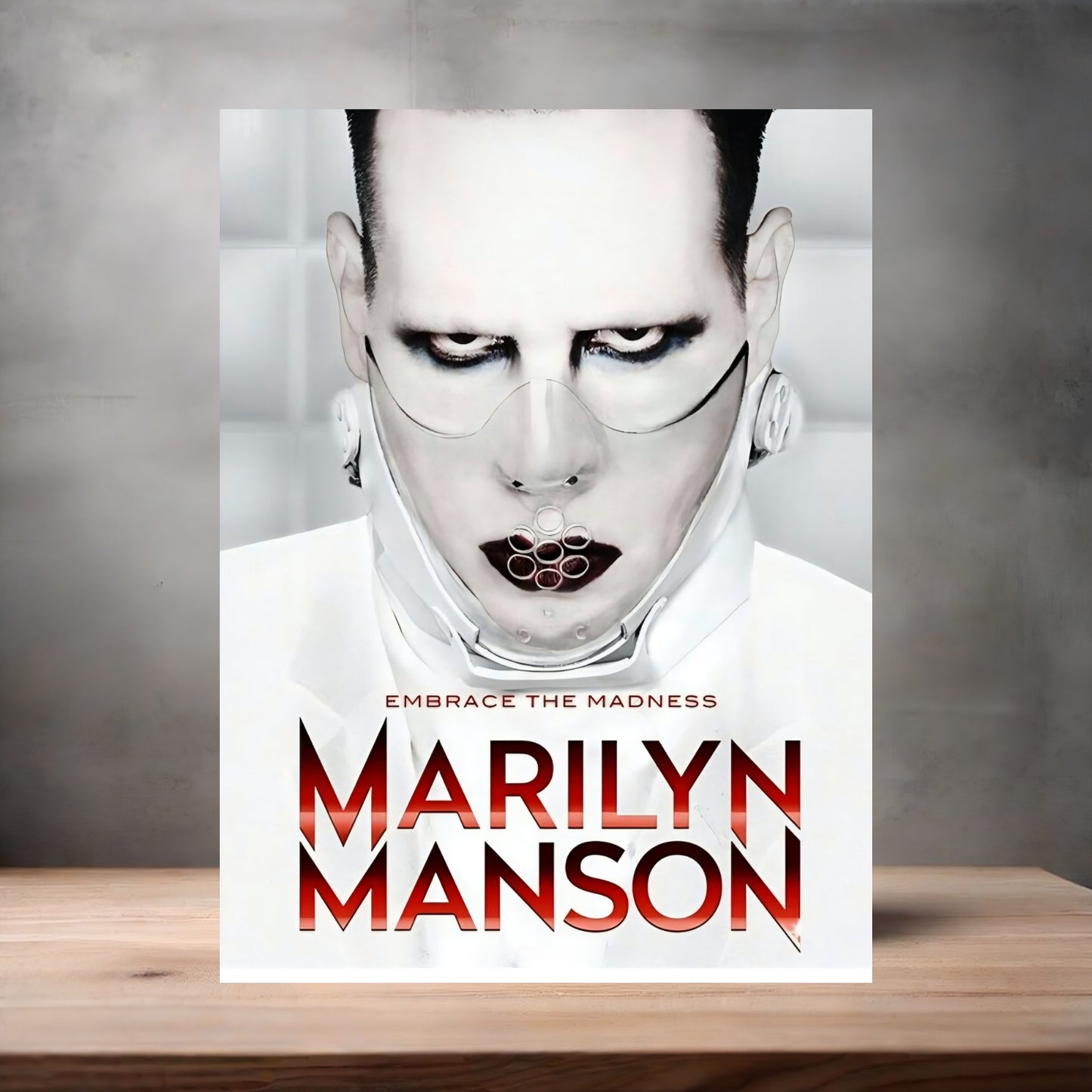 Marilyn Manson metal poster. Multiple sizes available. B