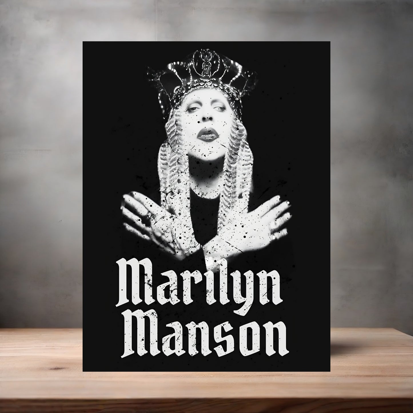 Marilyn Manson metal poster. Multiple sizes available. A