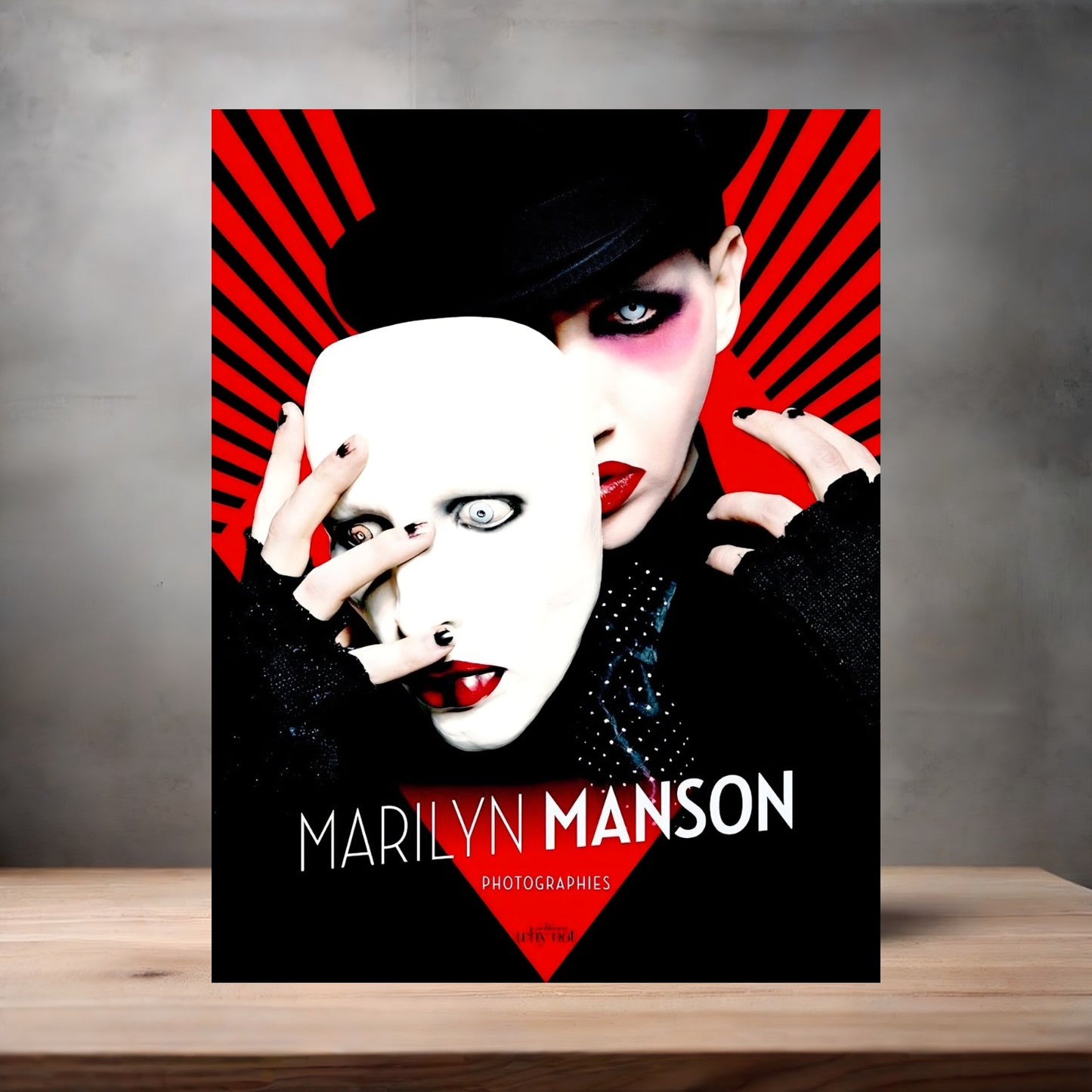 Marilyn Manson metal poster. Multiple sizes available. E