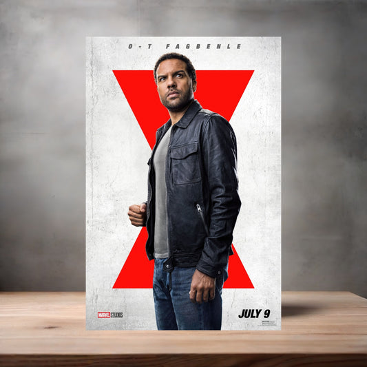 Marvel Black Widow metal poster with multiple size options. Nick Mason