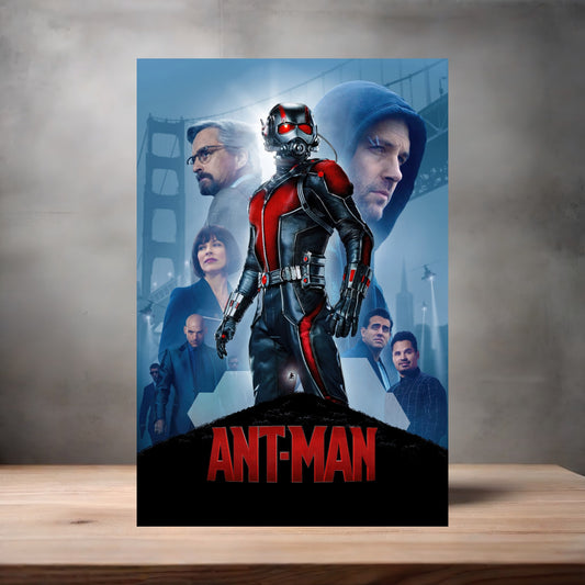 Marvel Studios metal movie poster multiple size options. Ant-Man