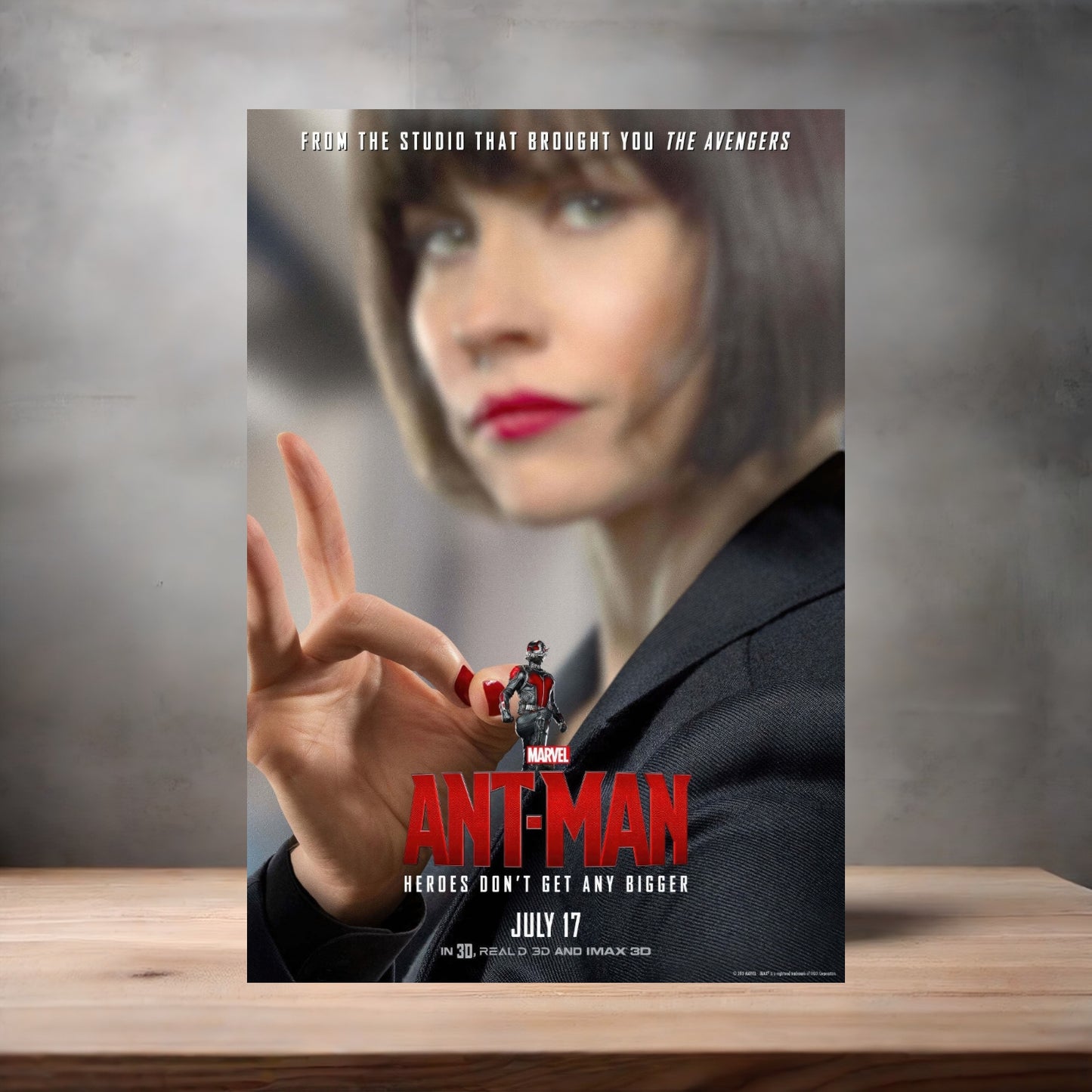 Marvel Studios metal movie poster multiple size options. Ant-Man