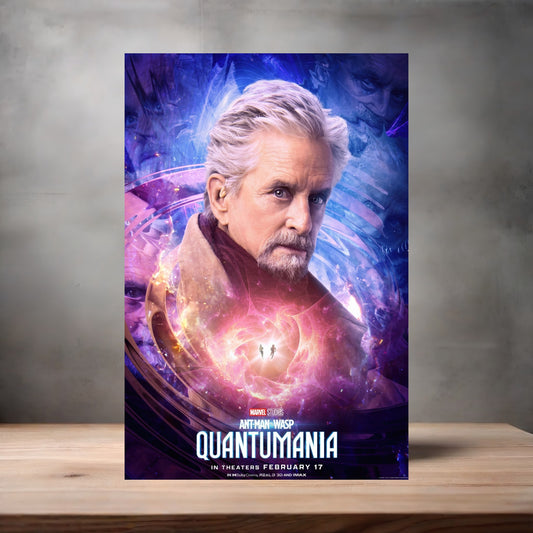Marvel Studios metal movie poster multiple size options. Ant-Man Wasp Quantumania