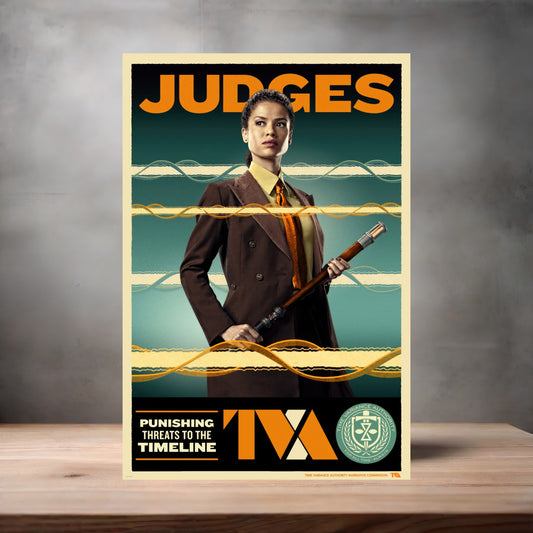 Marvel Studios metal movie poster multiple size options. Loki, Ravonna Renslayer