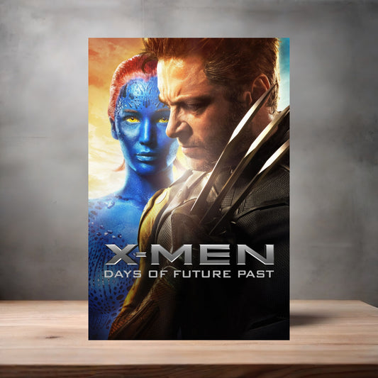 Marvel Studios metal movie poster multiple size options. X-MEN Days of Future Past