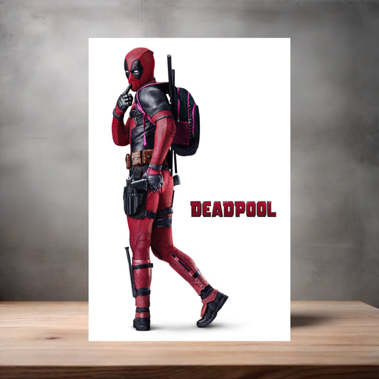 Marvel Studios metal movie poster multiple size options. Deadpool