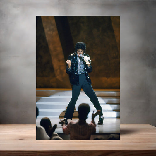 Michael Jackson the King of Pop metal poster. Multiple sizes available. A