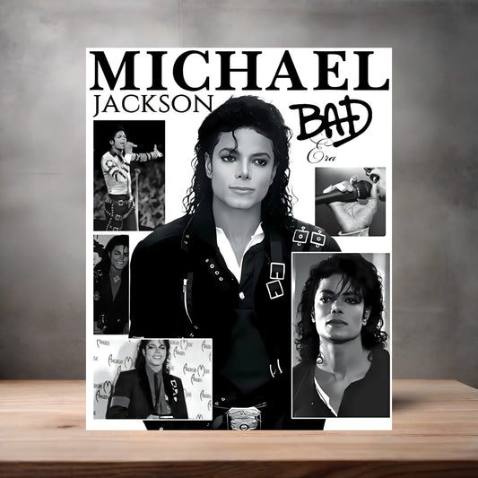 Michael Jackson the King of Pop metal poster. Multiple sizes available.